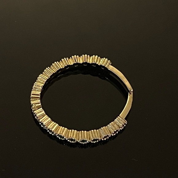 ✨S925 Dark Green Rhinestones Adjustable Ring - Picture 2 of 3